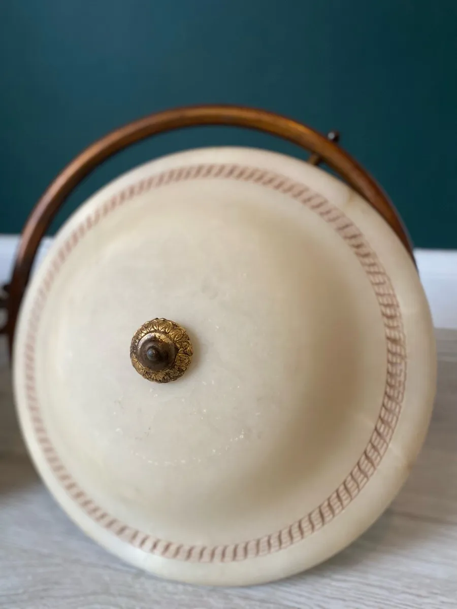 3 Antique pendant lights - Image 1