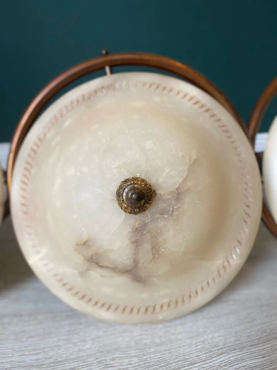 3 Antique pendant lights - Image 4