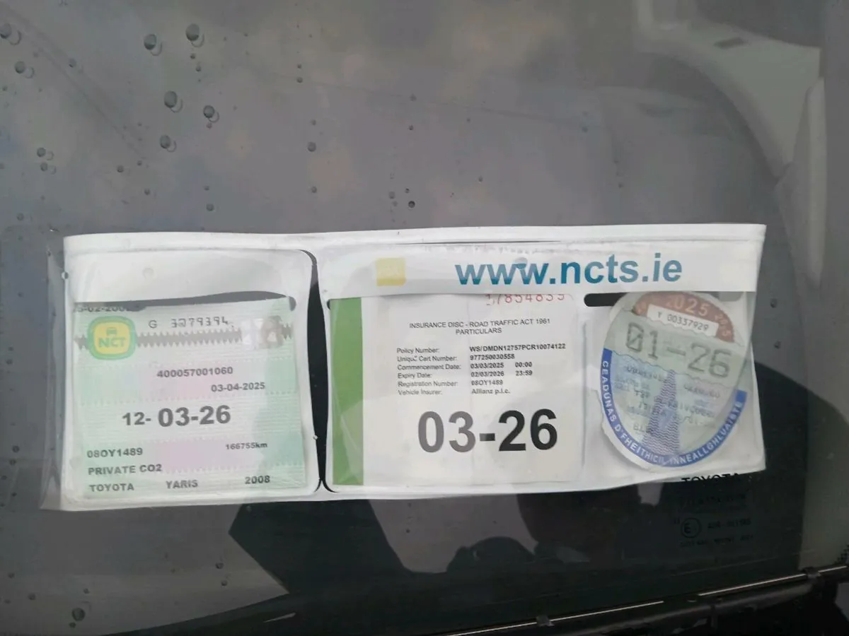 TOYOTA YARIS (2008) 1.0  NCT 03/26 1 OWNER - Image 3