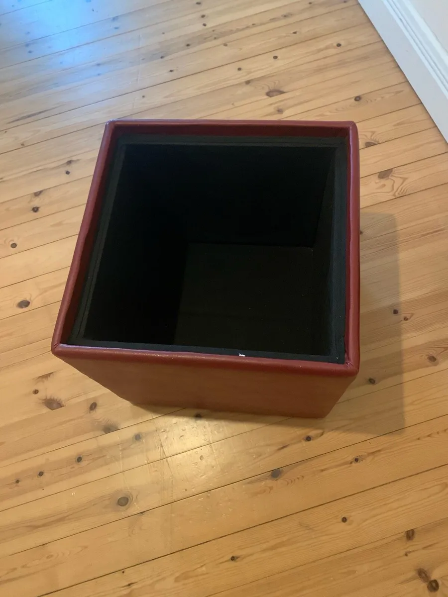 Leather Storage Box/Seat - Image 4