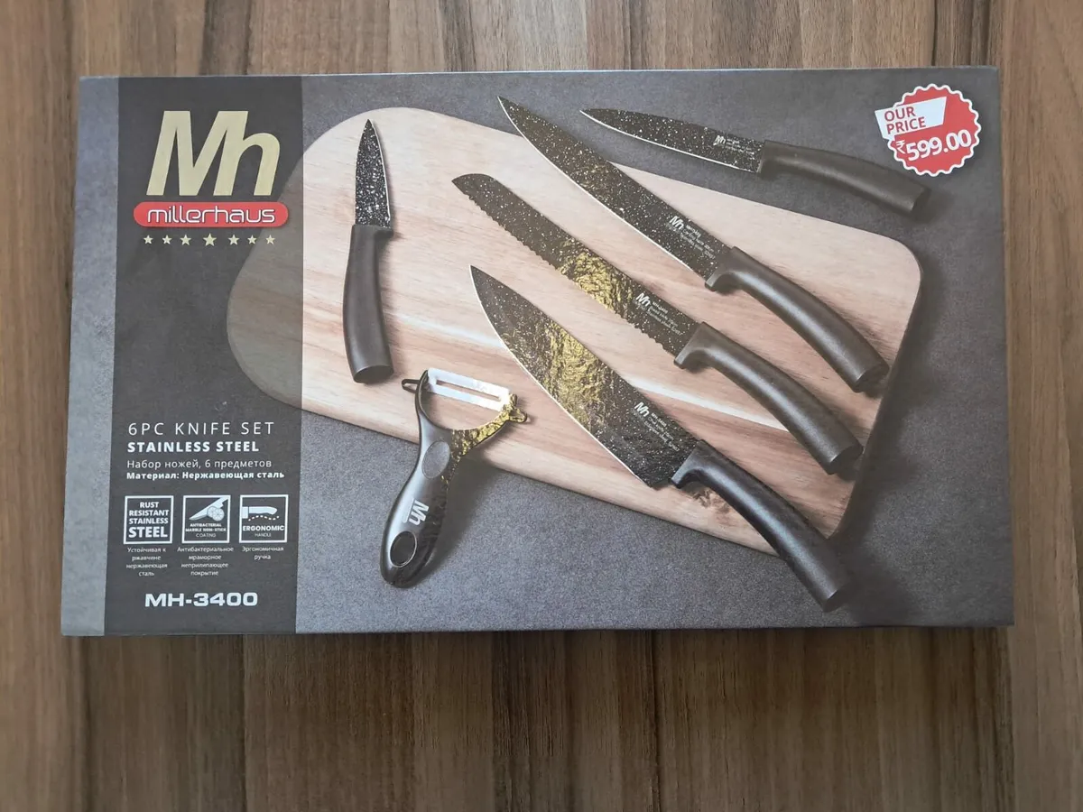 Loewe 6 Pieces Of Kitchen Non-Stick Coating Knife - Image 1