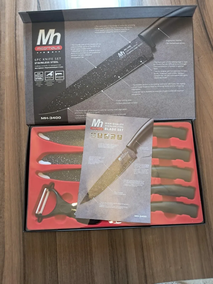 Loewe 6 Pieces Of Kitchen Non-Stick Coating Knife - Image 3