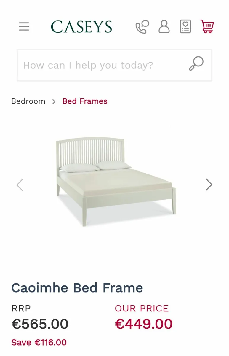 Double Bed Frame - Chaoimhe from Casey's - Image 2