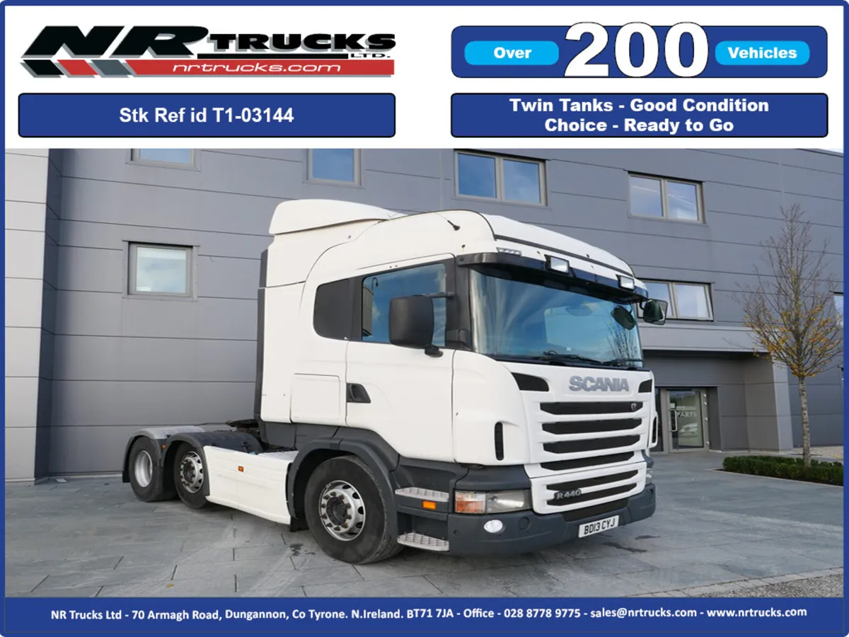 Scania R440 Highline 6x2 Midlift 2pd Auto gearbox - Image 1