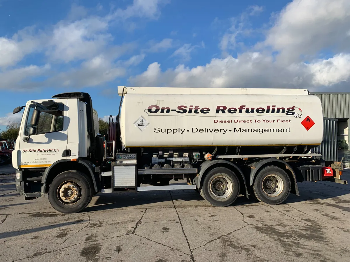 2010 DAF CF 75.310 FUEL TANKER FOR AUCTION - NAAS - Image 2