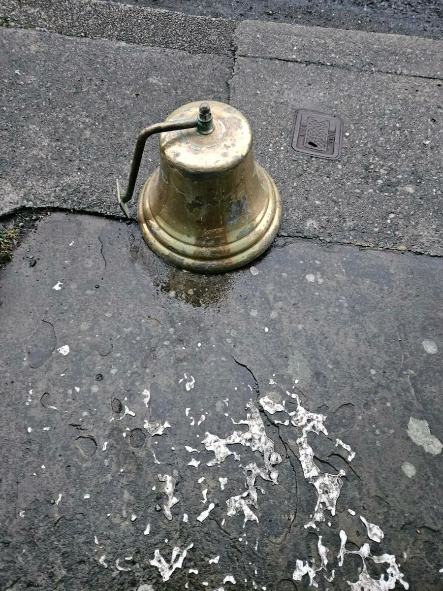 Vintage Large Brass Bell - Image 1