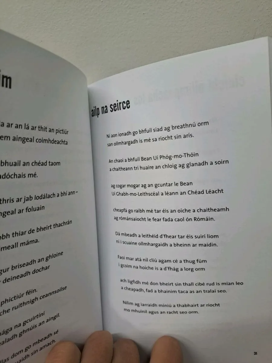 Irish poetry book 1st edition and signed - Image 3