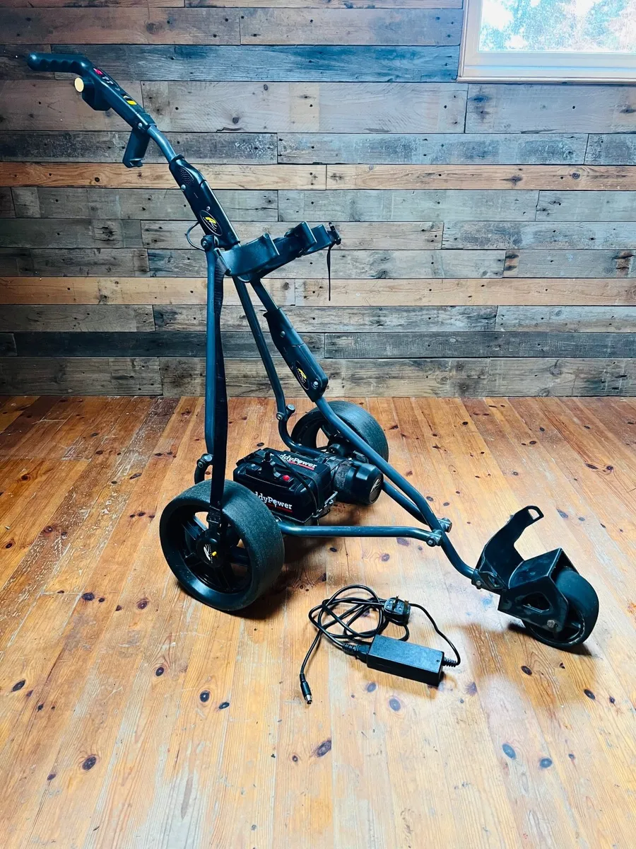 MotoCaddy Golf Trolley + battery & charger - Image 1