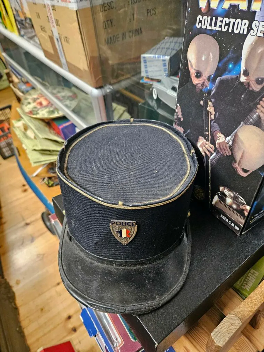 Vintage French Police Cap - Image 2