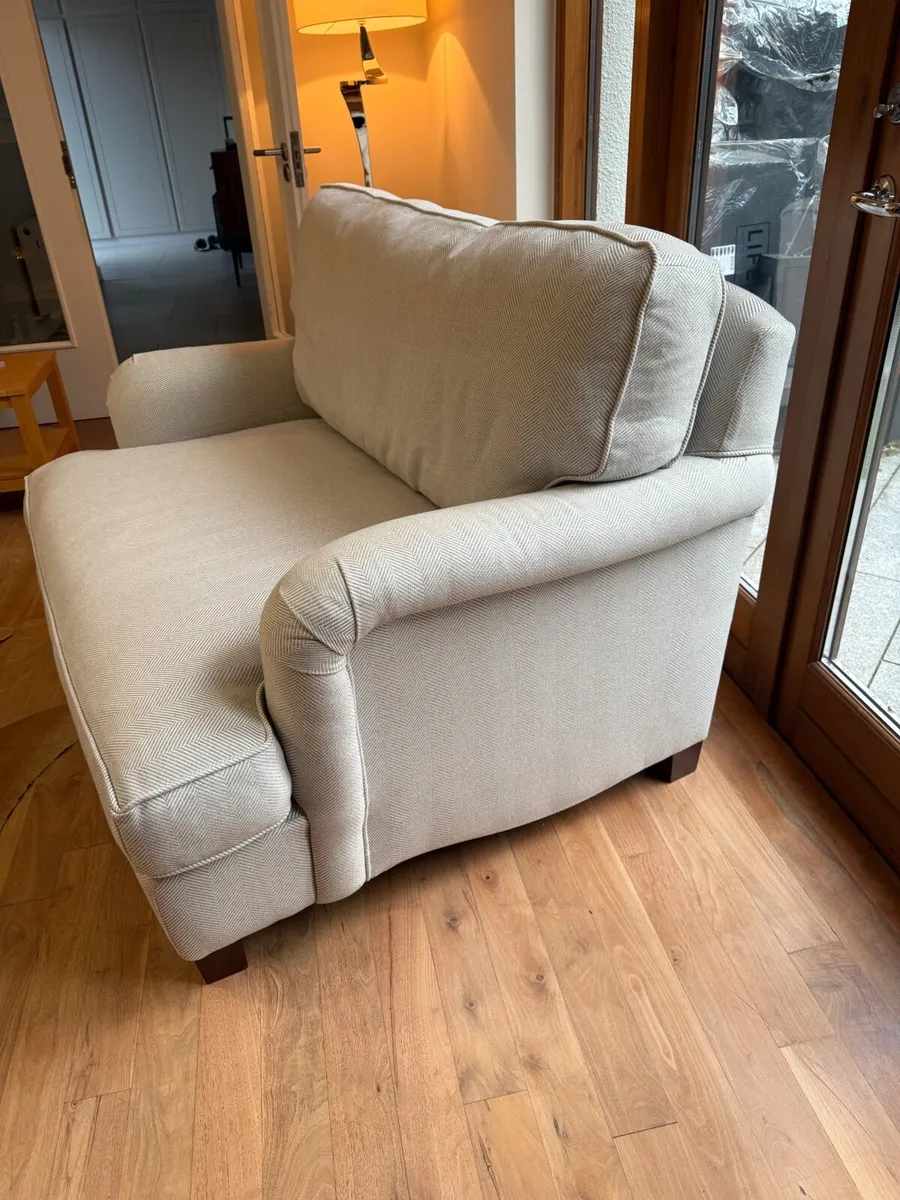 Loveseat Sofa Bed in Pumice herringbone - Sofa.com - Image 4