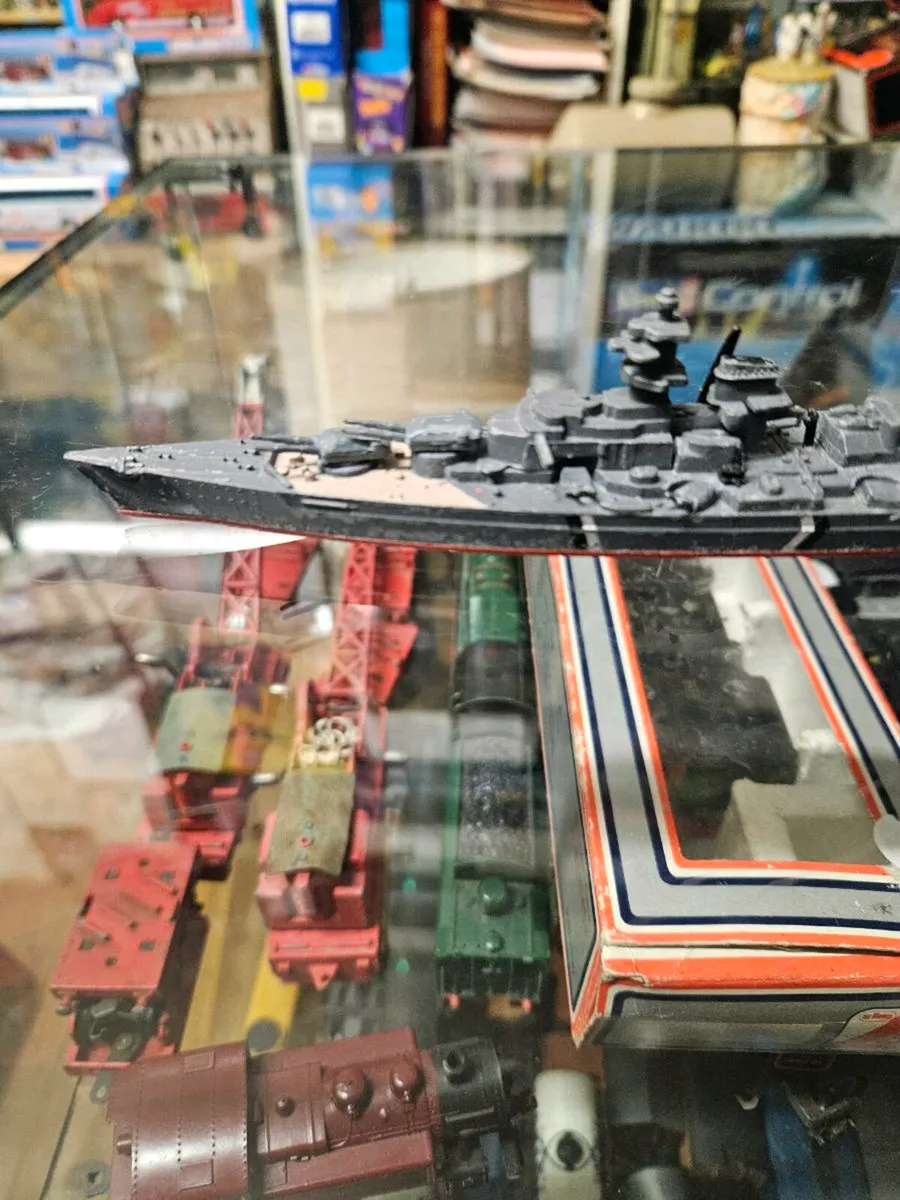 Vintage Minic Dinky German Battleship - Image 4