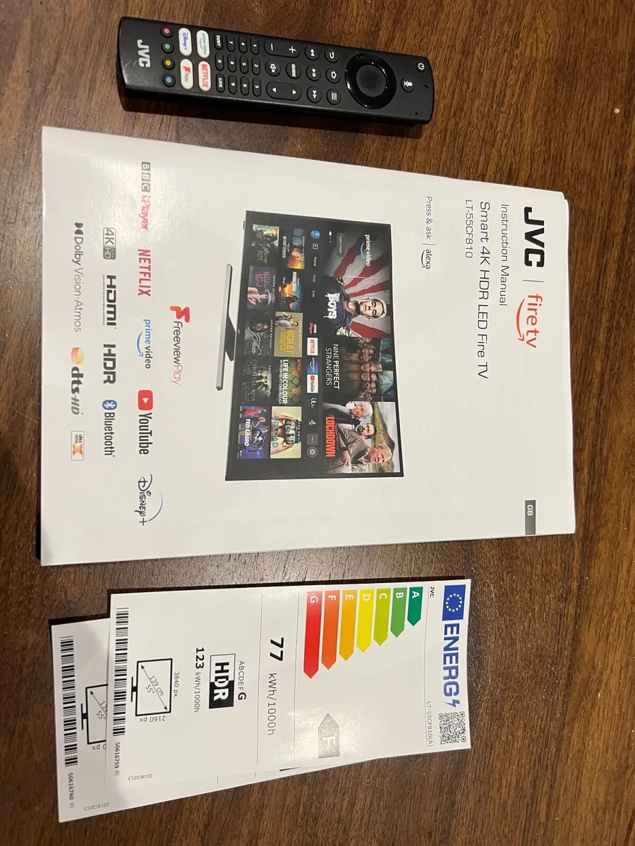 JVC LT-55CF810 55" Smart 4K HDR LED TV - Image 2