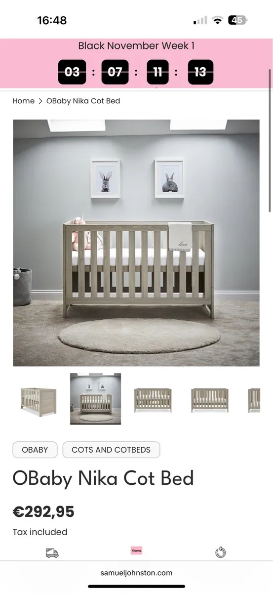 Cot / Toddler bed - Image 1