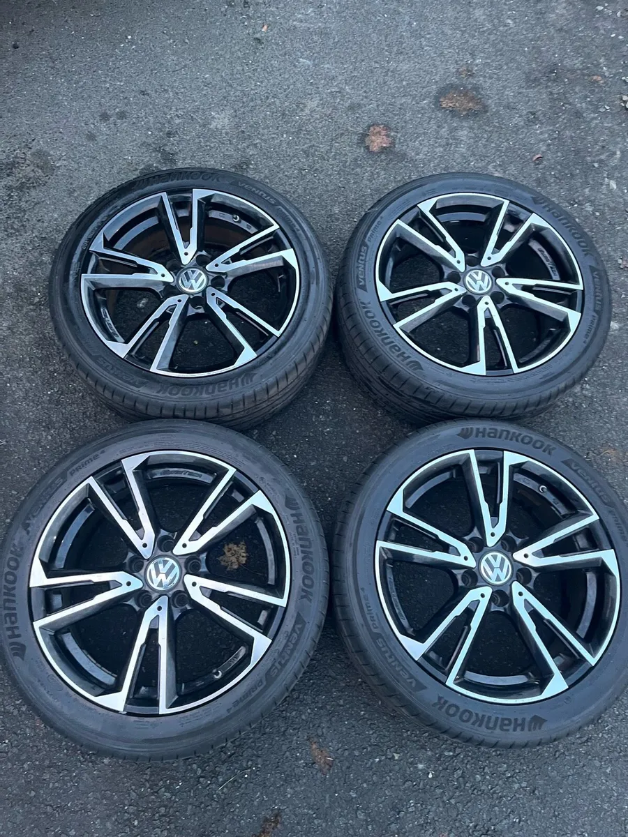 17’ VW Golf Caddy 5x112 alloy wheels - Image 1