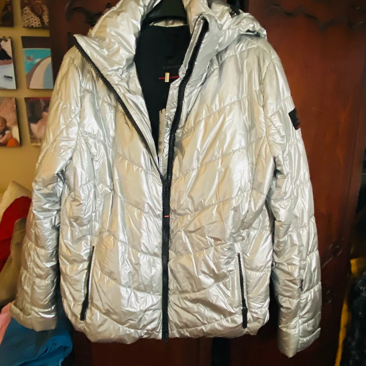 Women puffy fire and ice winter jacket new - Image 2