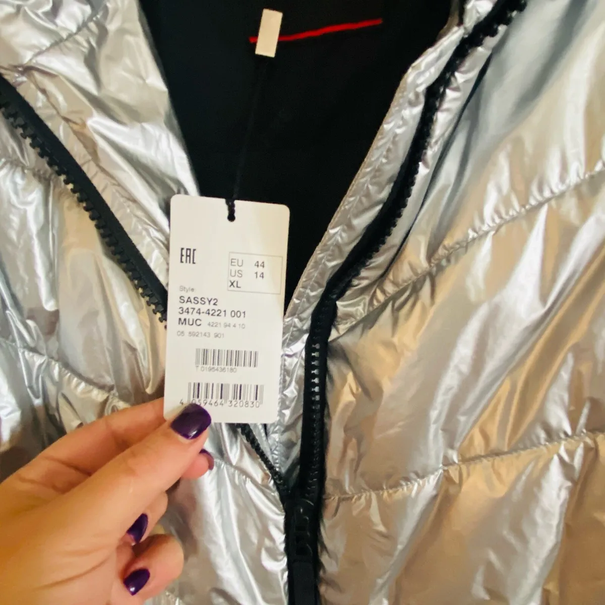 Women puffy fire and ice winter jacket new - Image 3