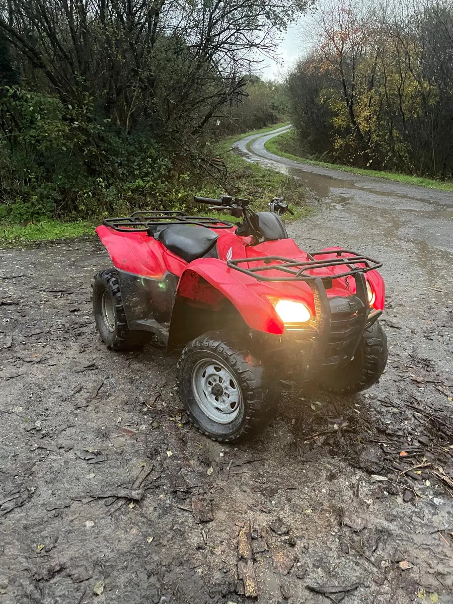 Honda 420 !new back axle! Selectable 2nd/4wd - Image 1