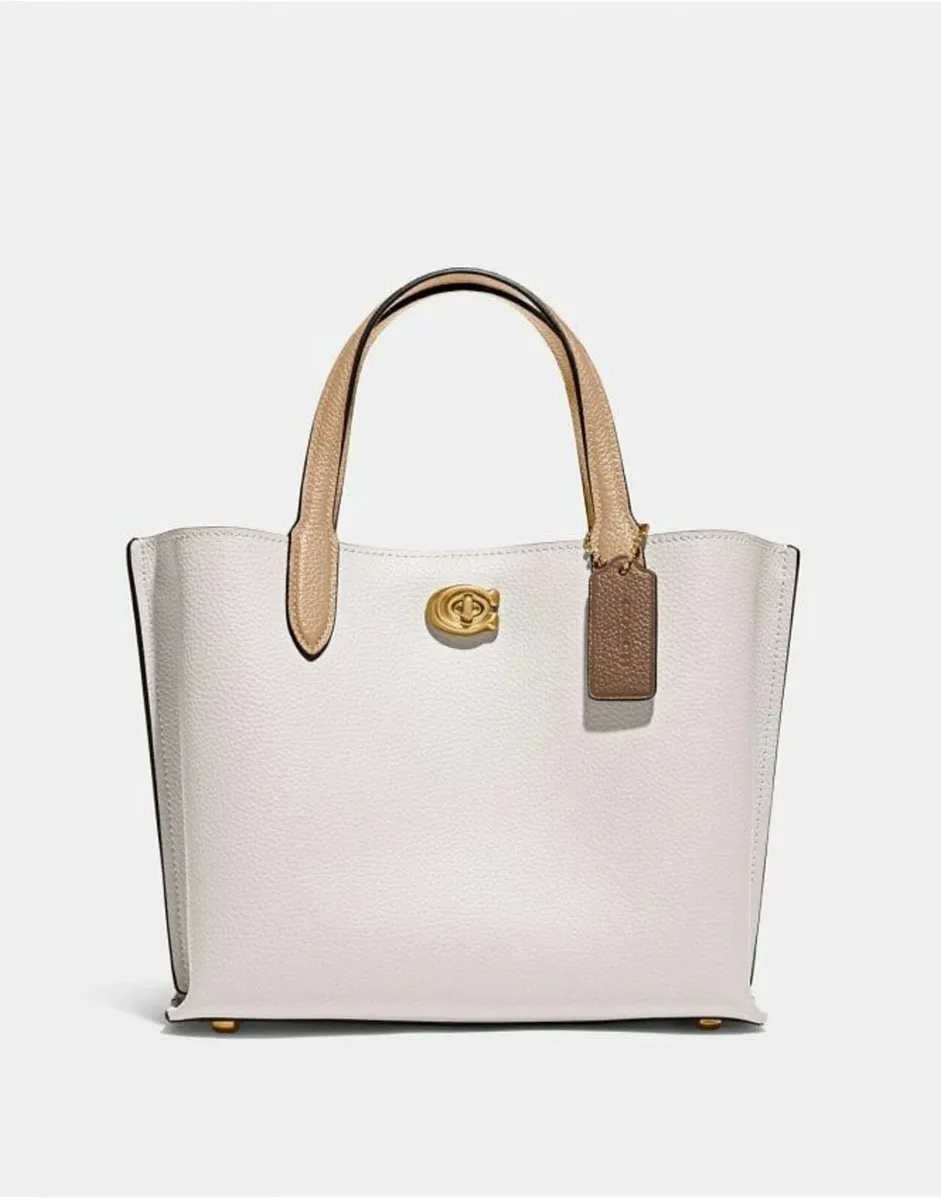 Coach Willow Tote 24 Bag in Cream - Image 1