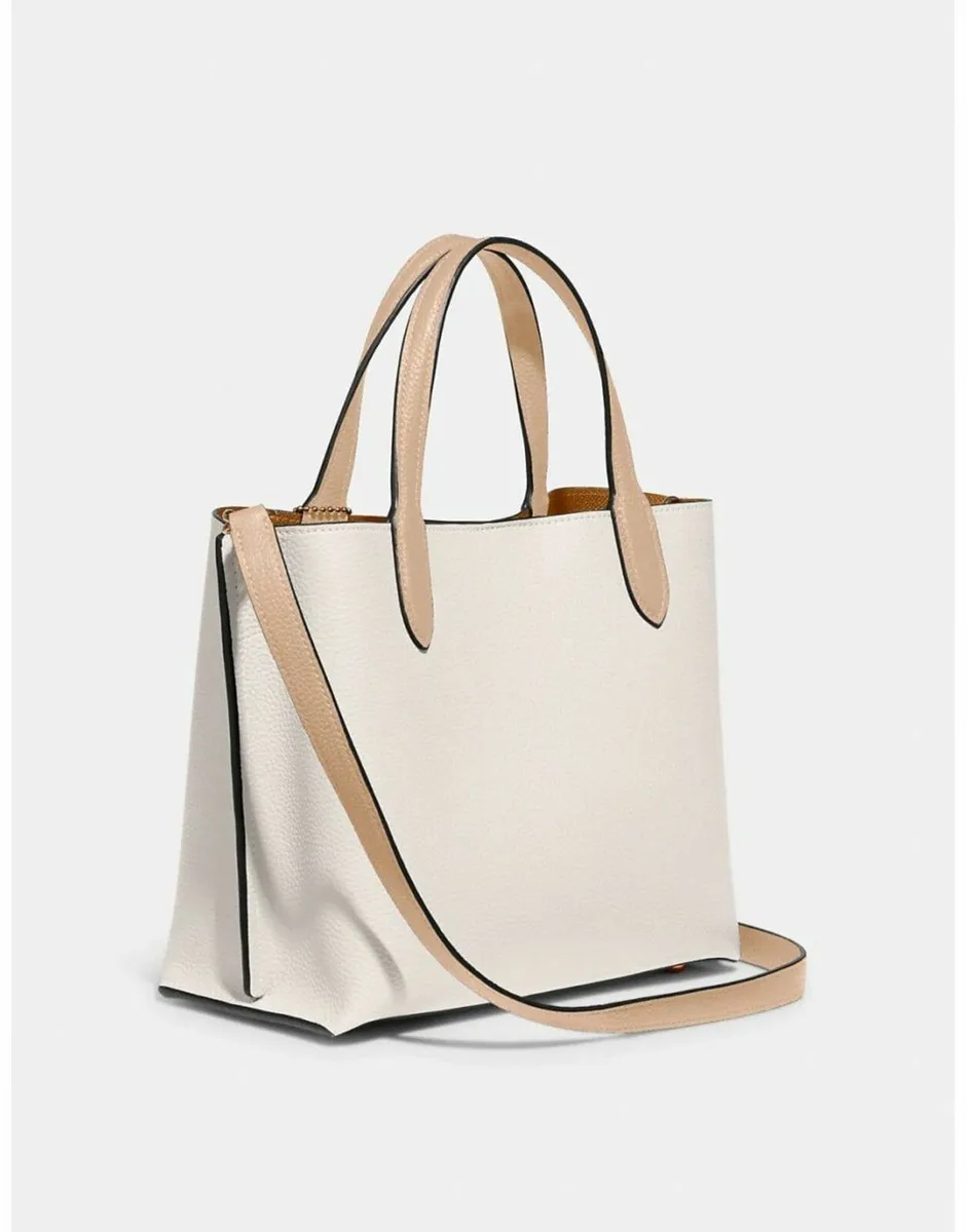 Coach Willow Tote 24 Bag in Cream - Image 2