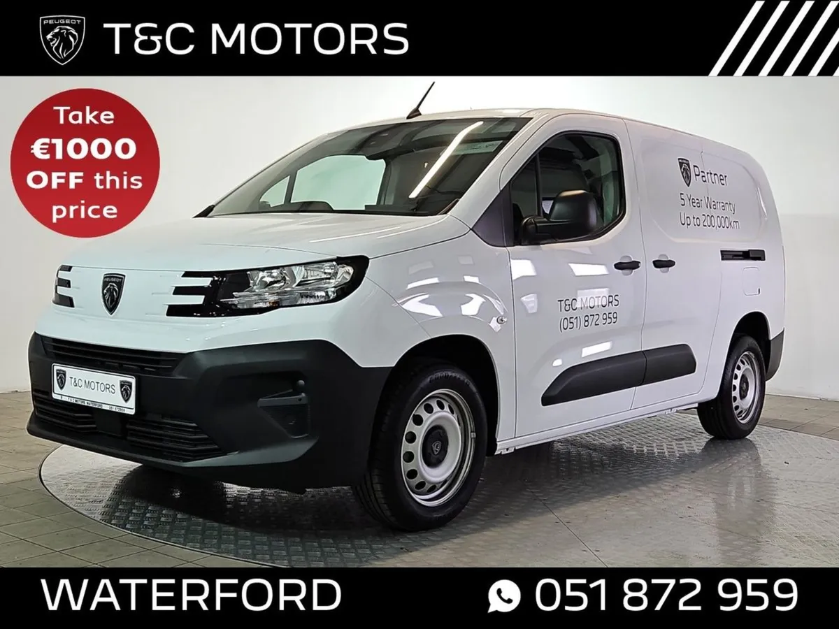 Peugeot Partner Partner Prof Plus 1.5 HDI 100BHP - Image 1