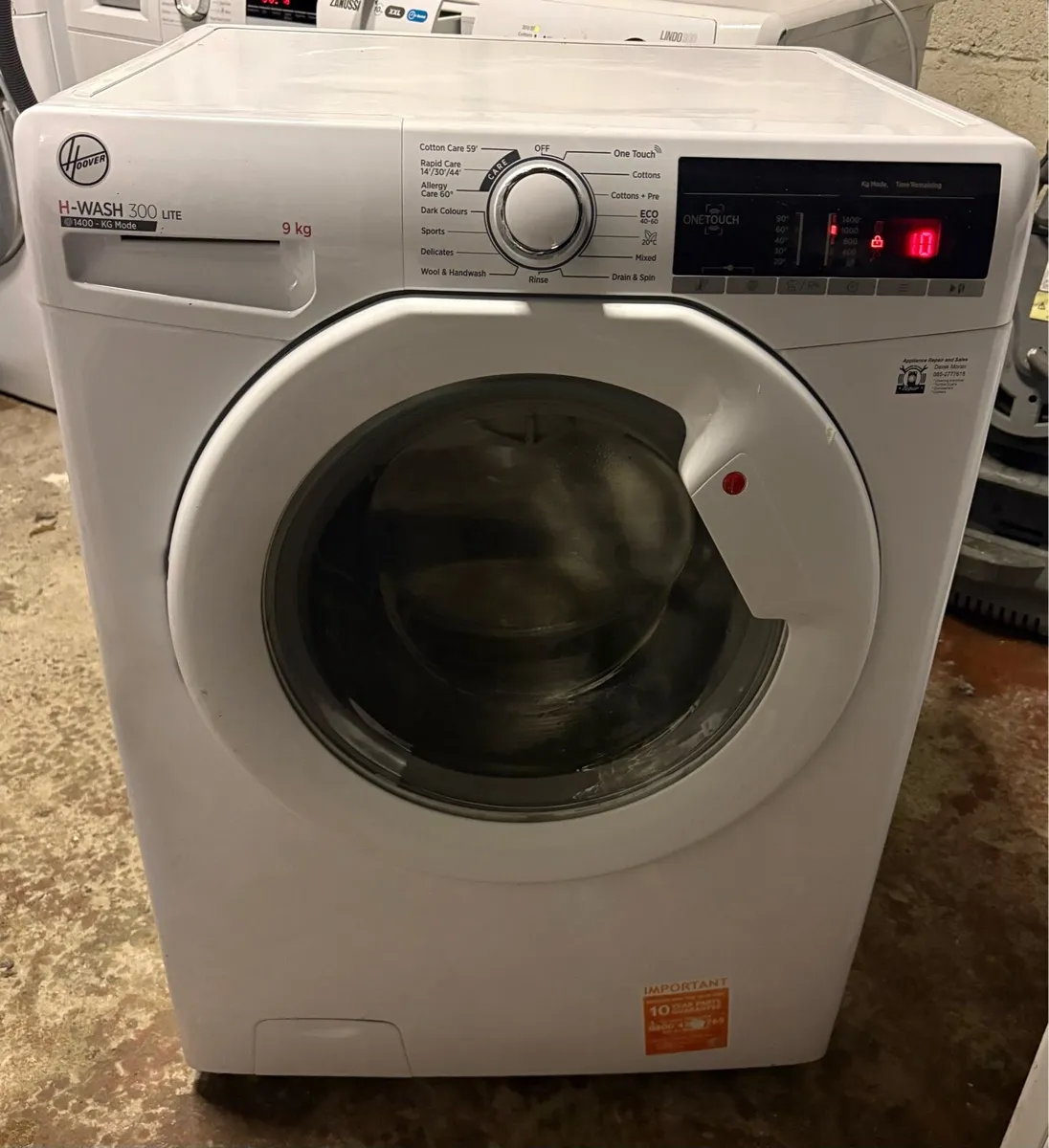 Hoover Washing Machine - 9kg Drum