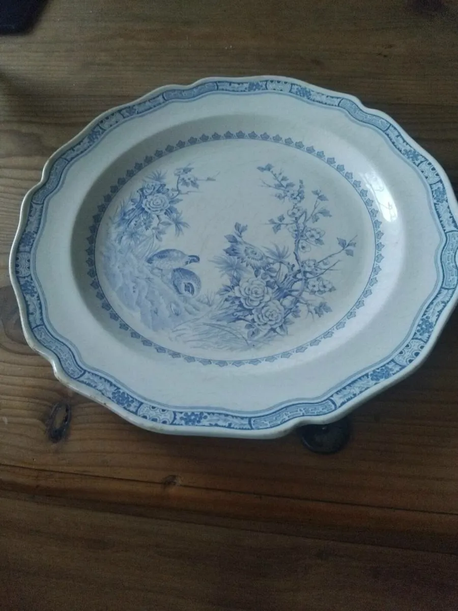 Furnivals large serving quail plate - Image 1