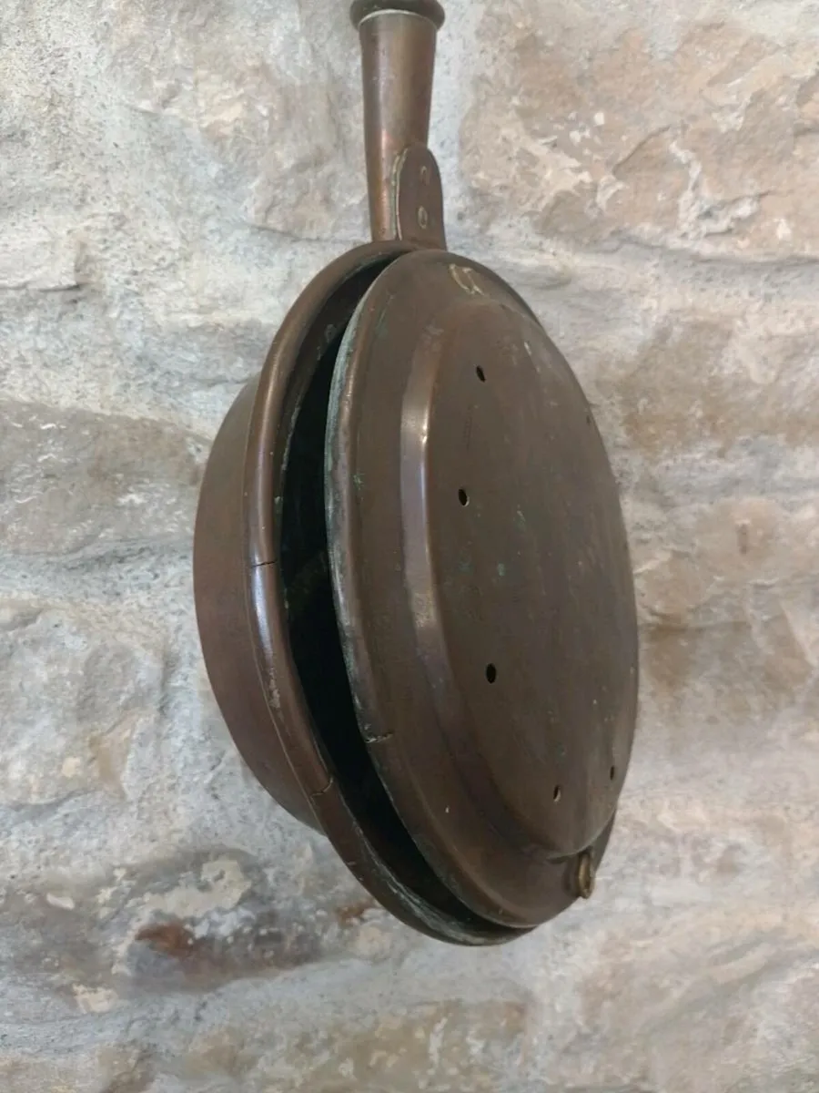 1800 antique bed warmer - Image 3