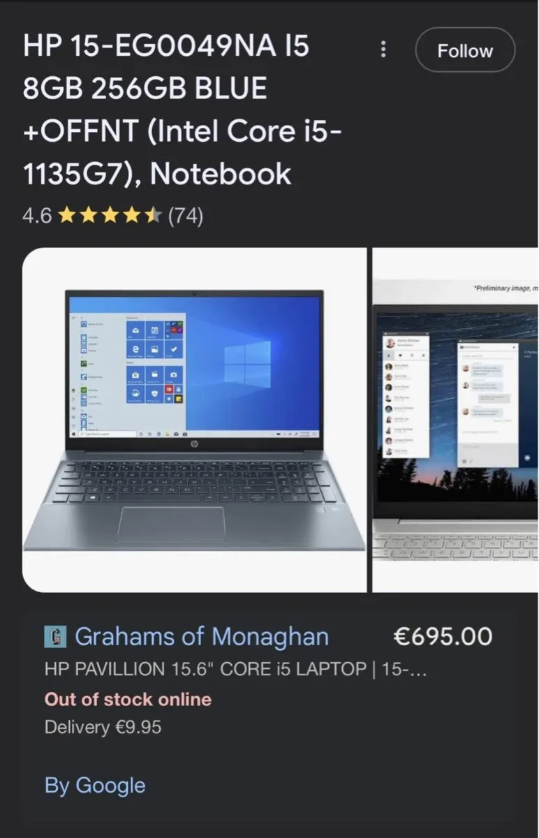 Hp Pavillion Touch Screen Laptop - Like New - Image 1