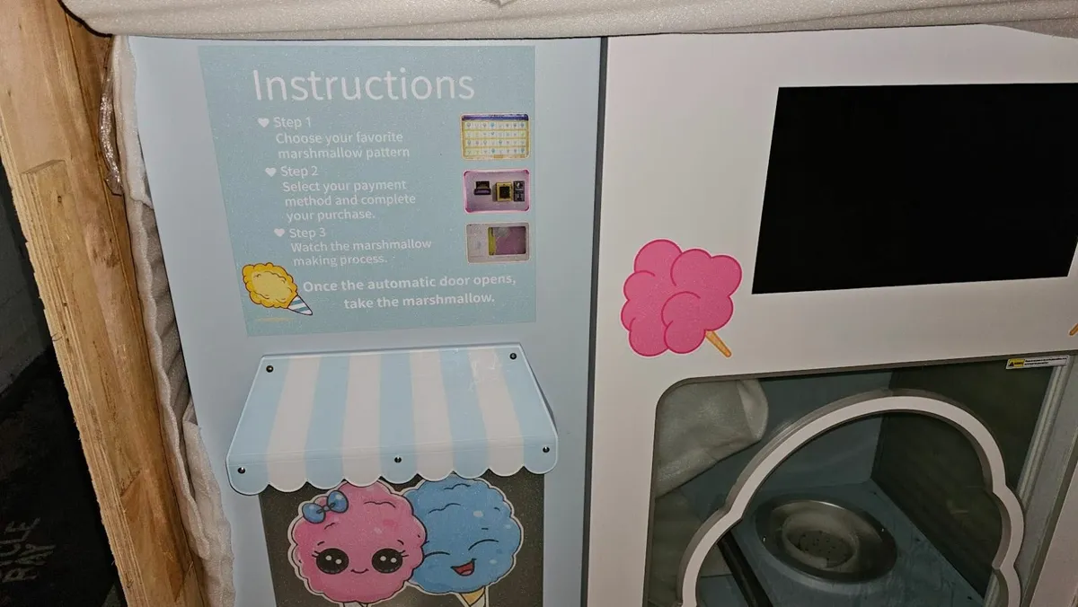 NEW Automatic Cotton Candy Vending Machine - Image 4