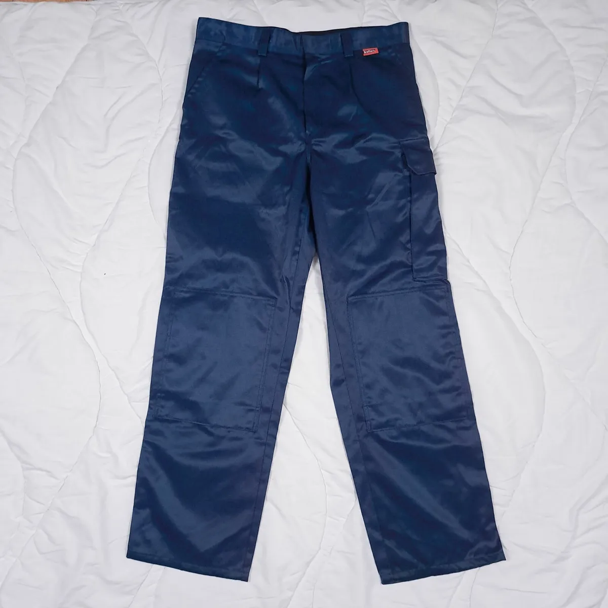 Dickies Navy Blue Grafters Work Cargo Trousers 34R - Image 1