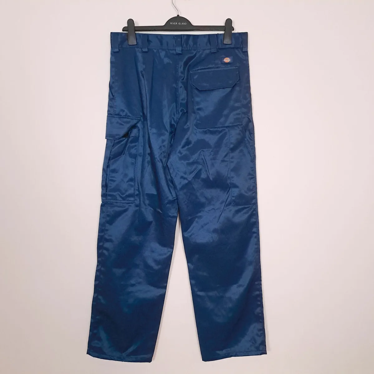 Dickies Navy Blue Grafters Work Cargo Trousers 34R - Image 2