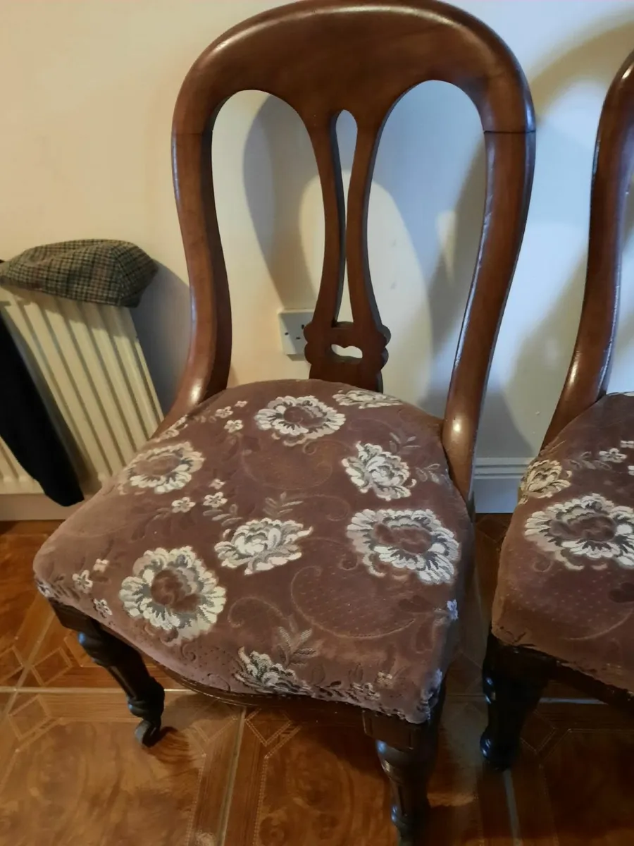 Antique parlor chairs - Image 1