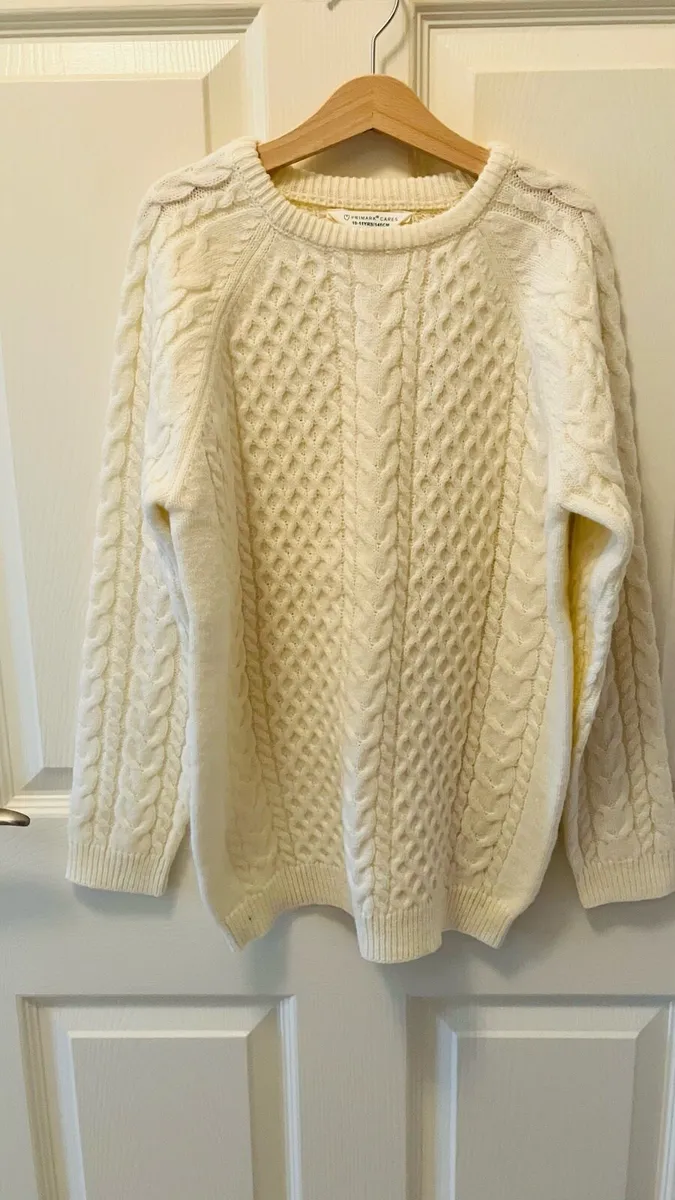 New kids cream Aran Style Jumper Cable Knit - Image 1