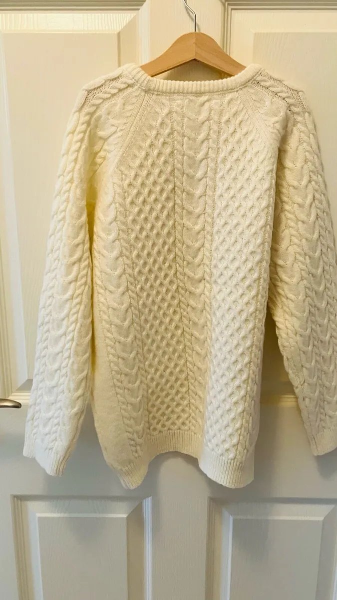 New kids cream Aran Style Jumper Cable Knit - Image 2