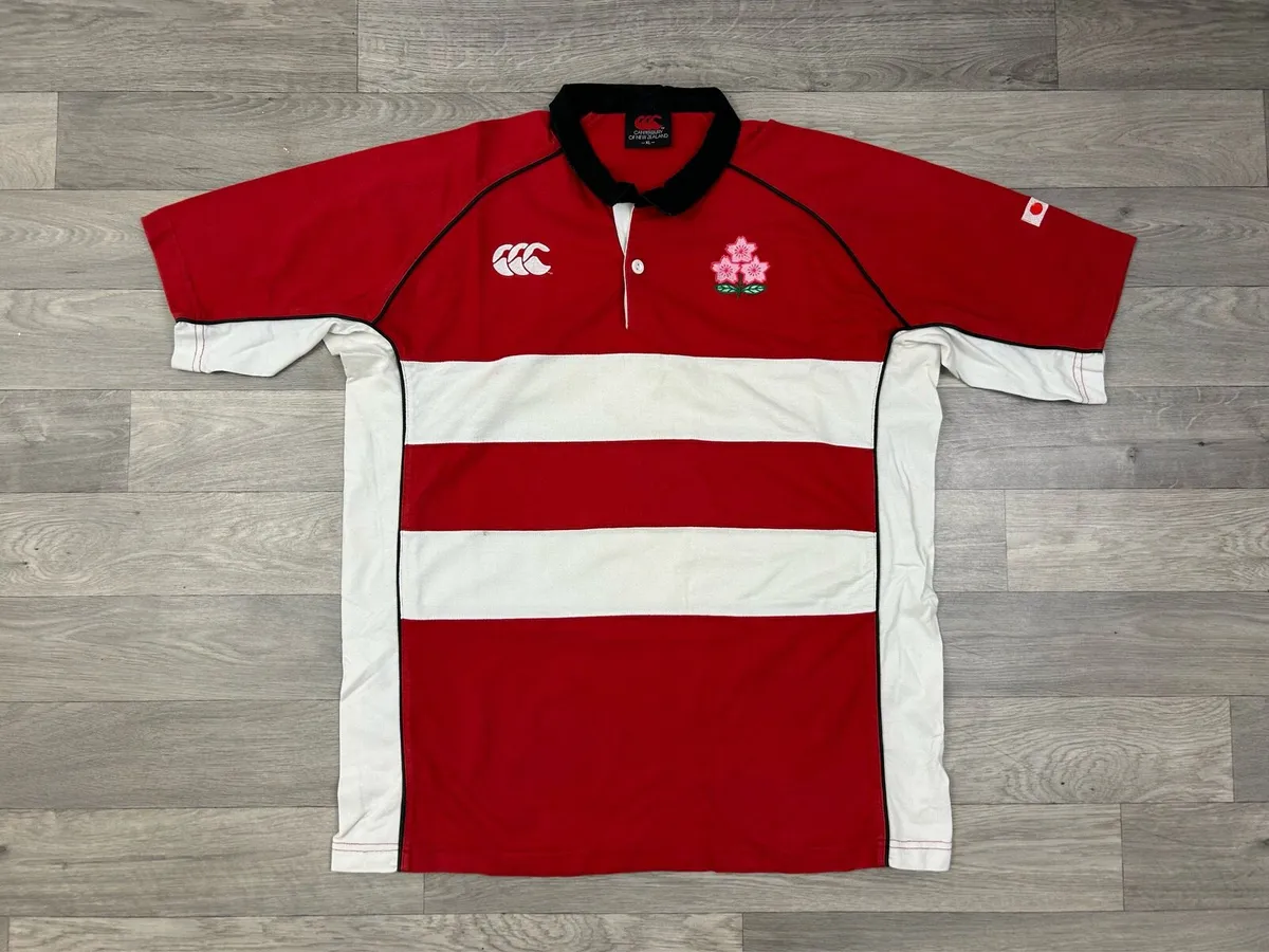 Vintage 2003 Canterbury Japan Rugby Jersey Shirt - Image 1