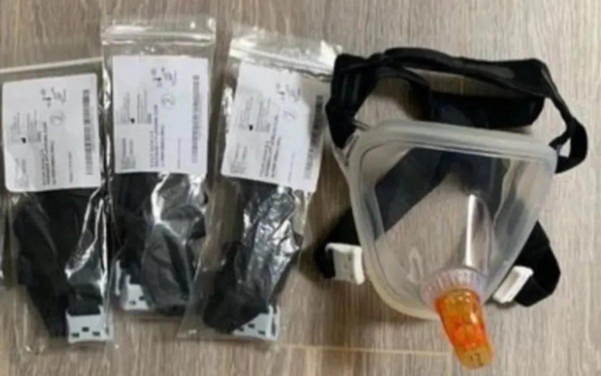 BRAND NEW CPAP Mask & Straps: Large - Image 2