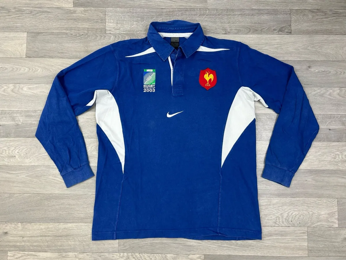 Vintage 2003 Nike France Rugby Jersey Shirt XL - Image 1