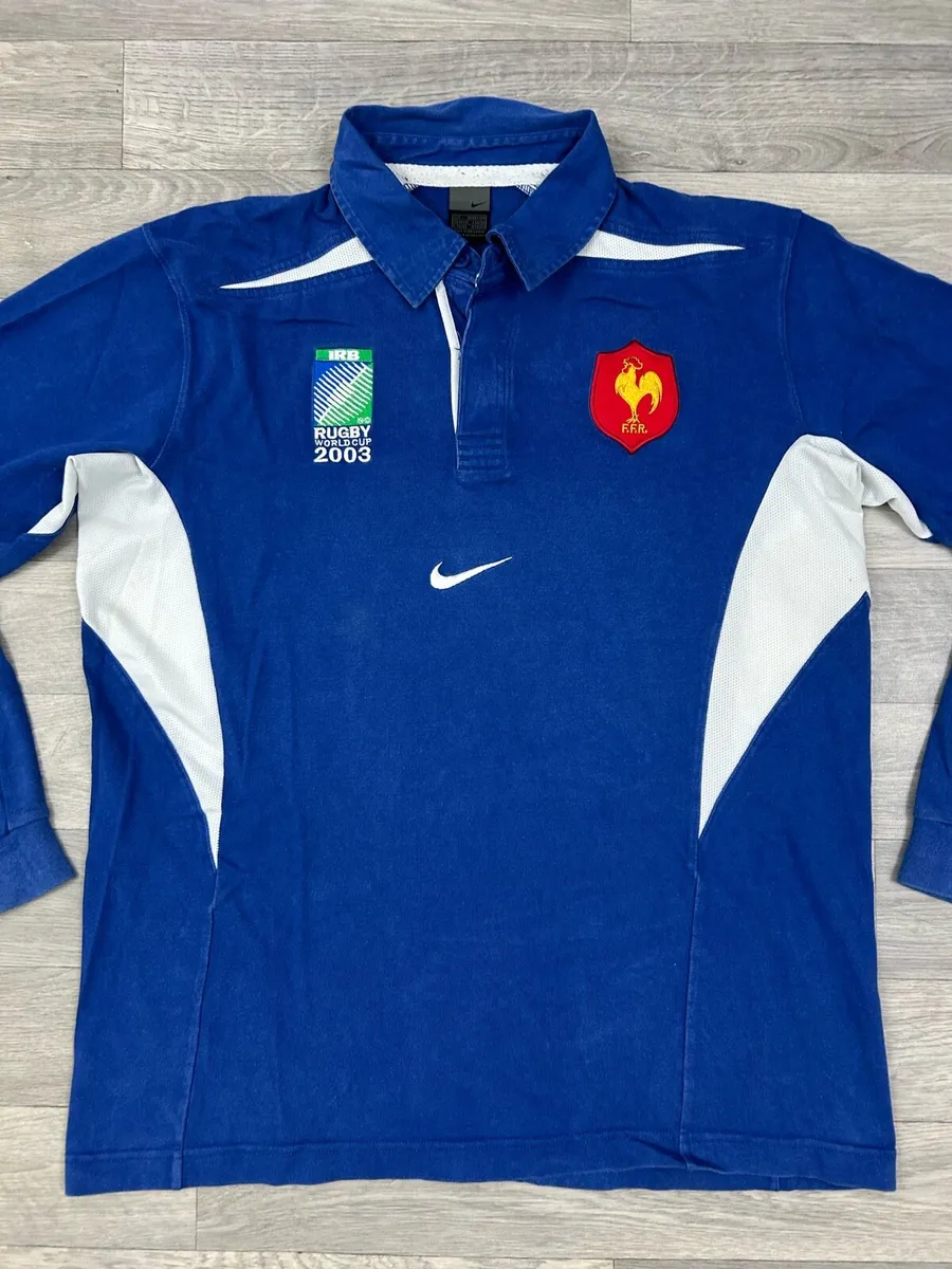 Vintage 2003 Nike France Rugby Jersey Shirt XL - Image 2