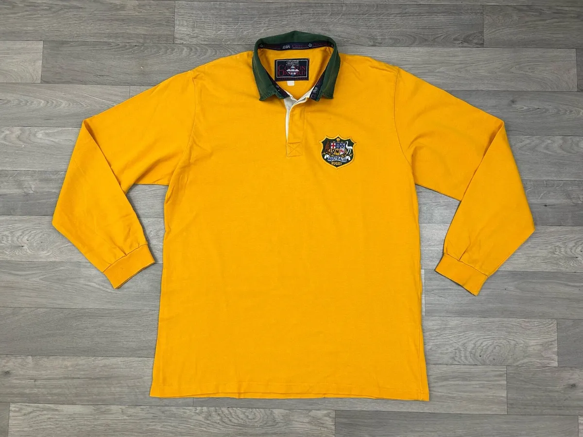 Vintage 90s Cotton Oxford Australia Rugby Jersey - Image 1