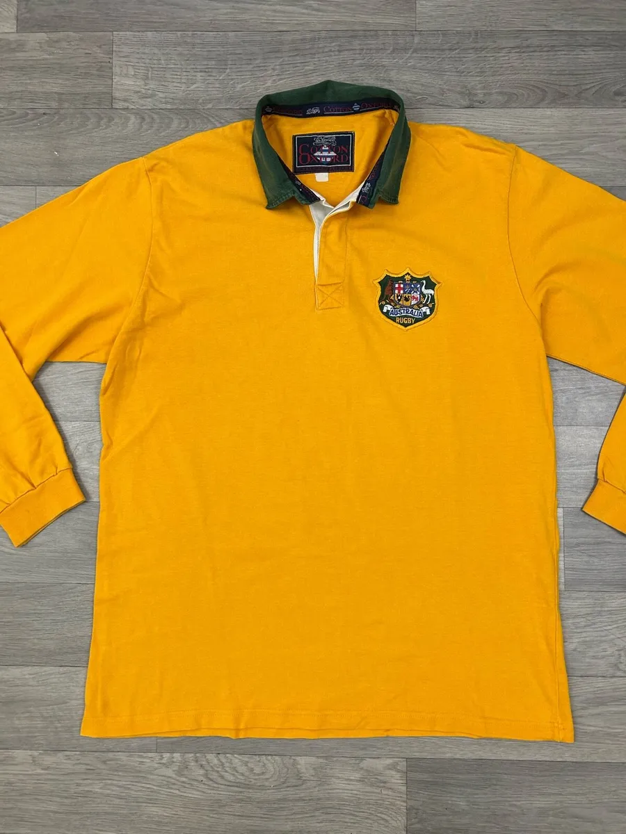 Vintage 90s Cotton Oxford Australia Rugby Jersey - Image 2