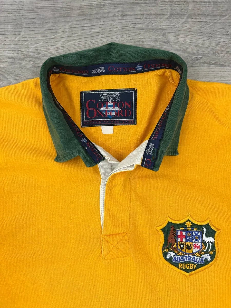 Vintage 90s Cotton Oxford Australia Rugby Jersey - Image 3