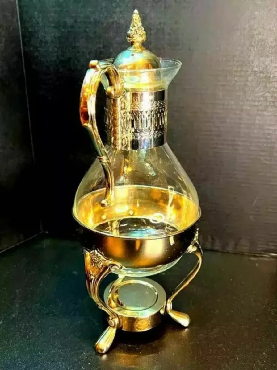 Vintage Coffee/Wine Carafe With Warmer - Image 1
