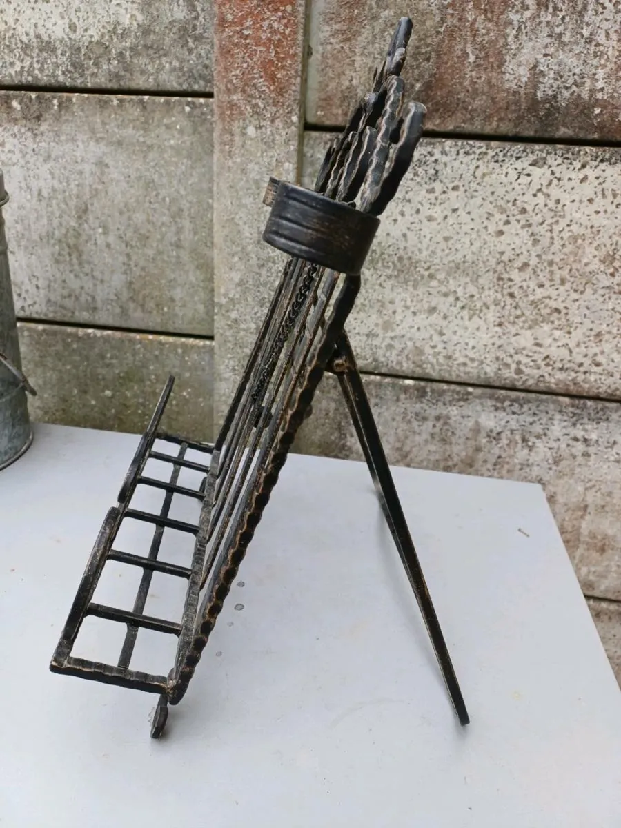 Vintage Metal Book Holder - Image 2