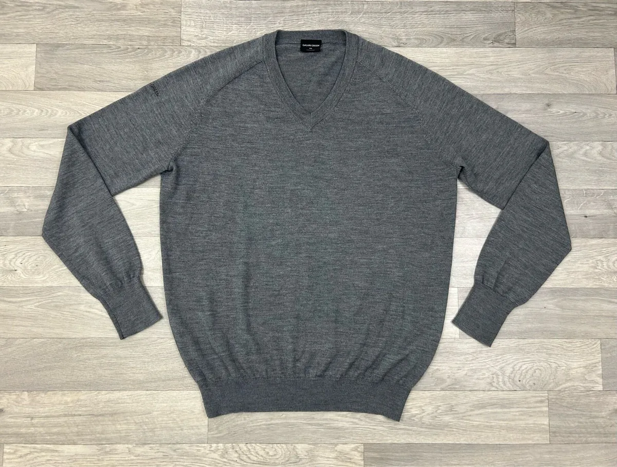 Galvin Green Wool Blend Golf Jumper Mens XXL - Image 2
