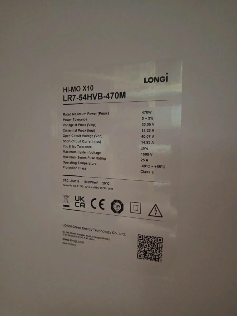 Brand new Longi solar panels 470w - Image 3