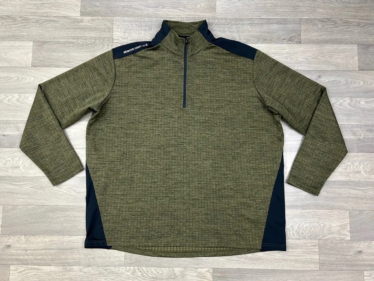 Abacus Half Zip Golf Jumper Mens 3XL - Image 1