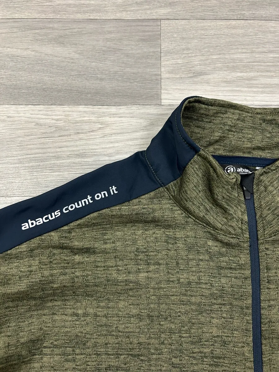 Abacus Half Zip Golf Jumper Mens 3XL - Image 3