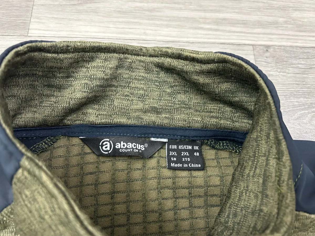 Abacus Half Zip Golf Jumper Mens 3XL - Image 4