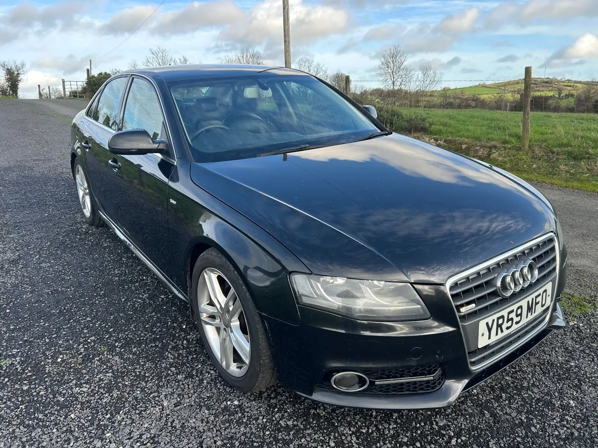 2009 Audi A4 sline diesel mot June 26 tax dec - Image 1