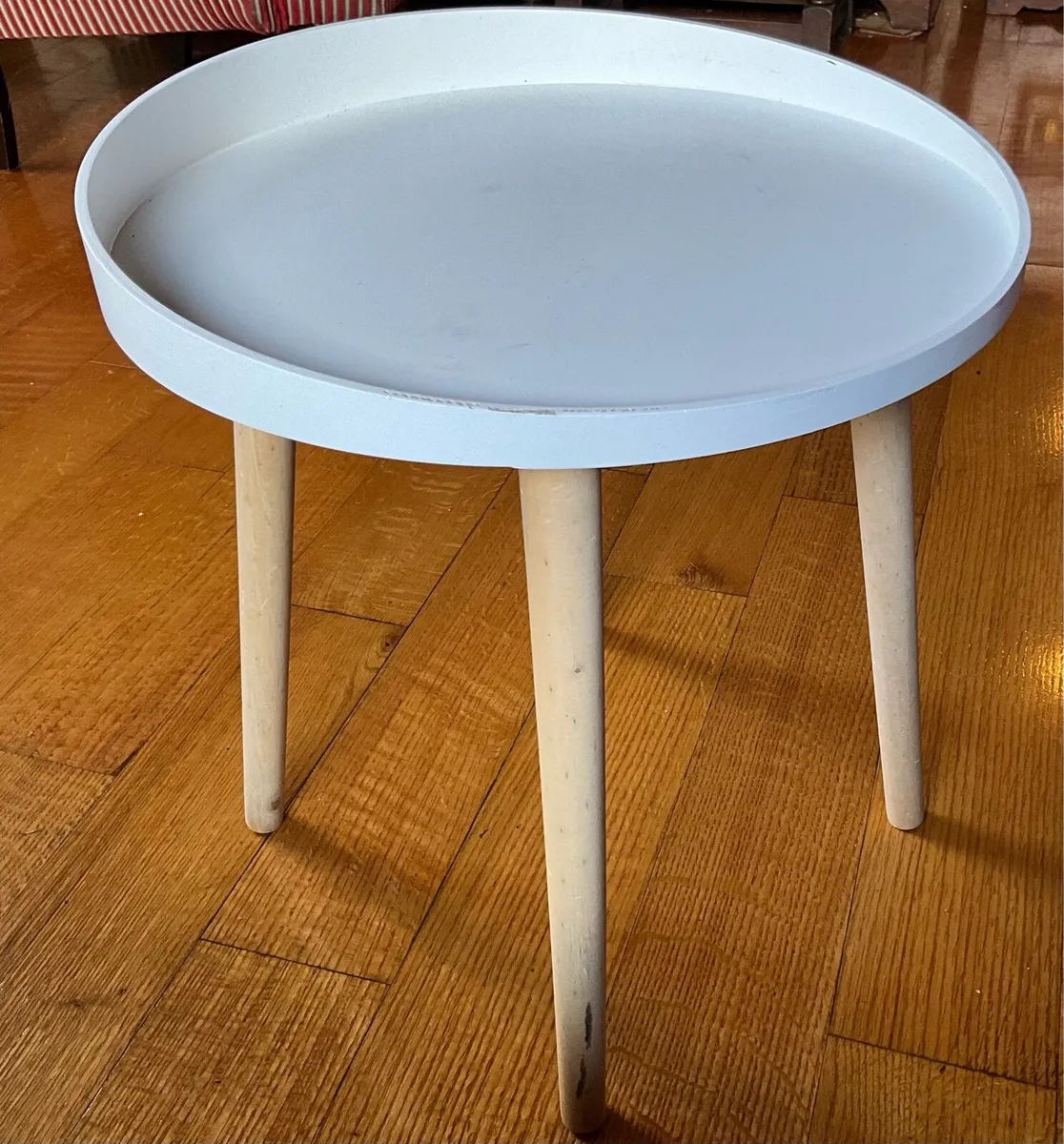 Small Occasional White Table - Image 2